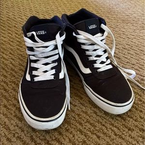 Black high top vans